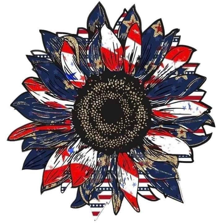 Patriotic Sunflower