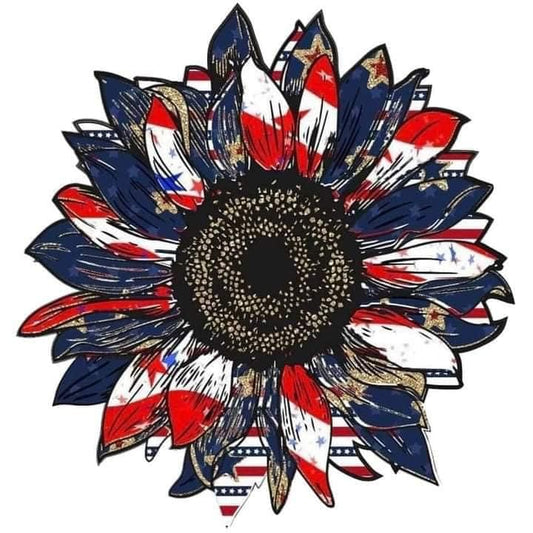 Patriotic Sunflower