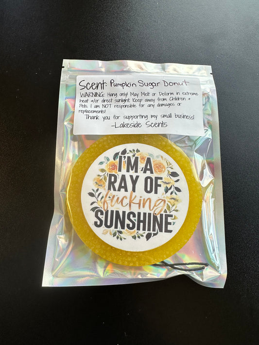 Ray of Sunshine Round- Pumpkin Sugar Donut