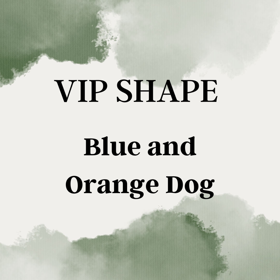 Blue and Orange Dog