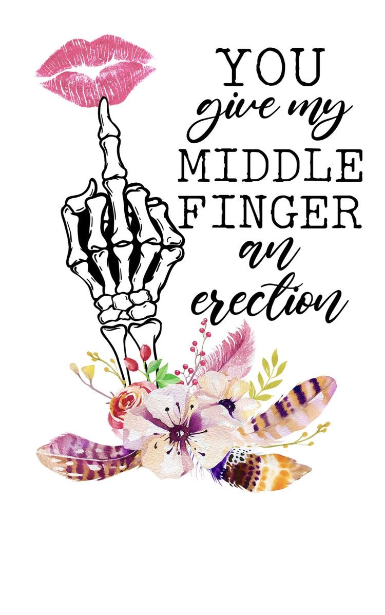 Middle Finger Erection